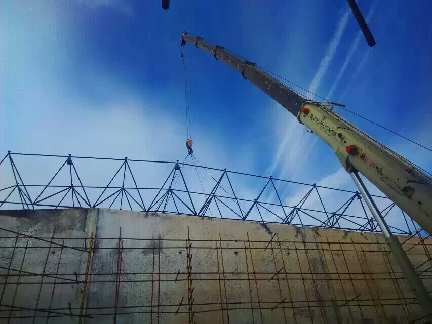 南岸食堂网架结构工程